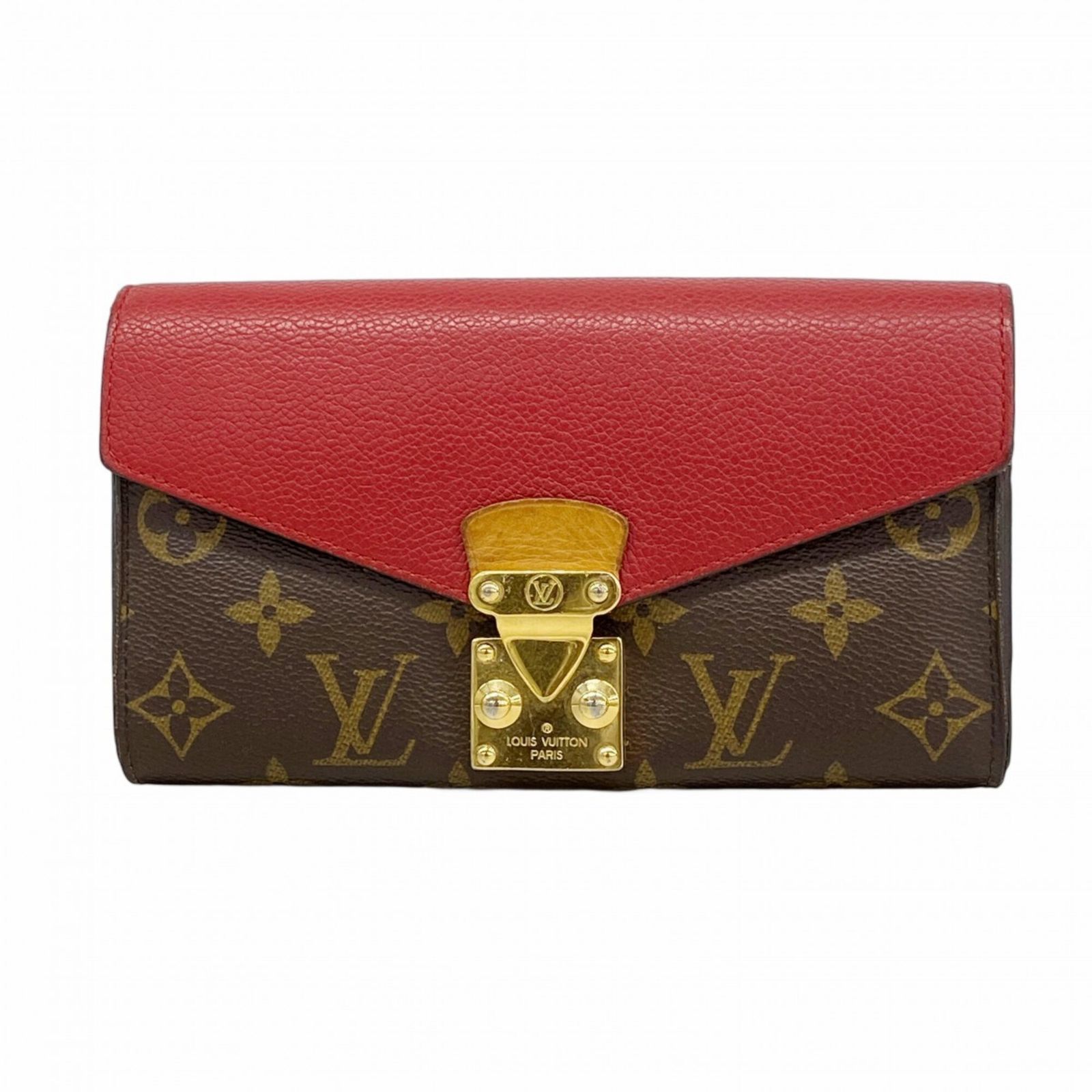 ルイ・ヴィトン(Louis Vuitton) ルイ・ヴィトン 長財布 モノグラム ポルトフォイユ パラス M58414 ブラウン スリーズレディース P3018892