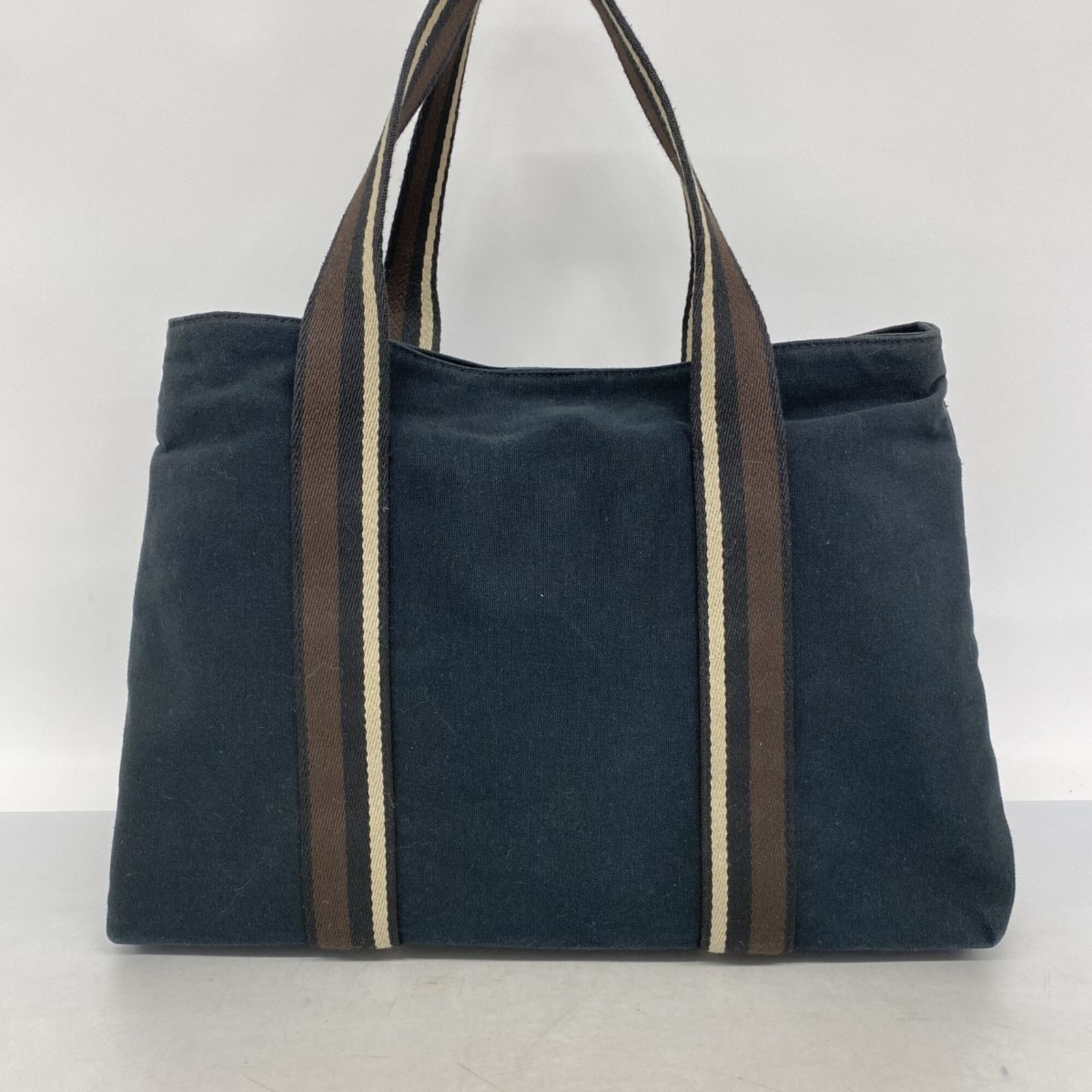 エルメス(Hermes) エルメス トートバッグ トロカホリゾンタルMM キャンバス ブラック メンズ レディース P3014163