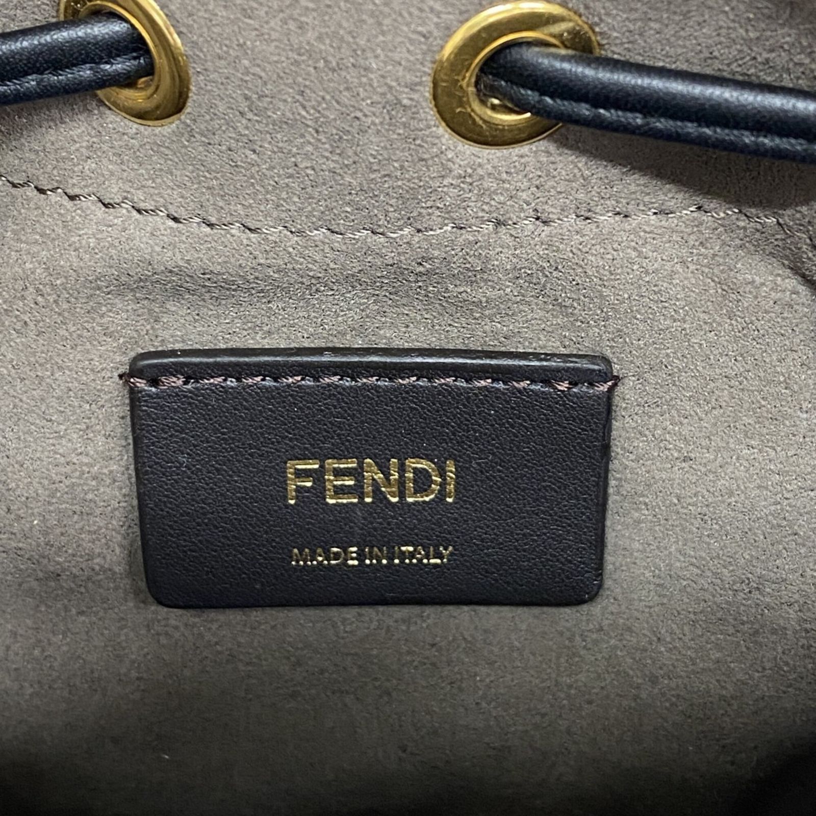 フェンディ(Fendi) フェンディ ハンドバッグ ズッカ モントレゾール ファー ブラウン ブラック 2wayバッグレディース P3012000