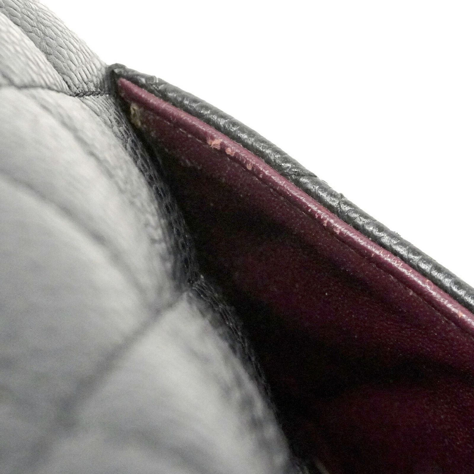 シャネル(Chanel) シャネル ショルダーバッグ マトラッセ Wフラップ Wチェーン キャビアスキン ブラック レディース P3005549