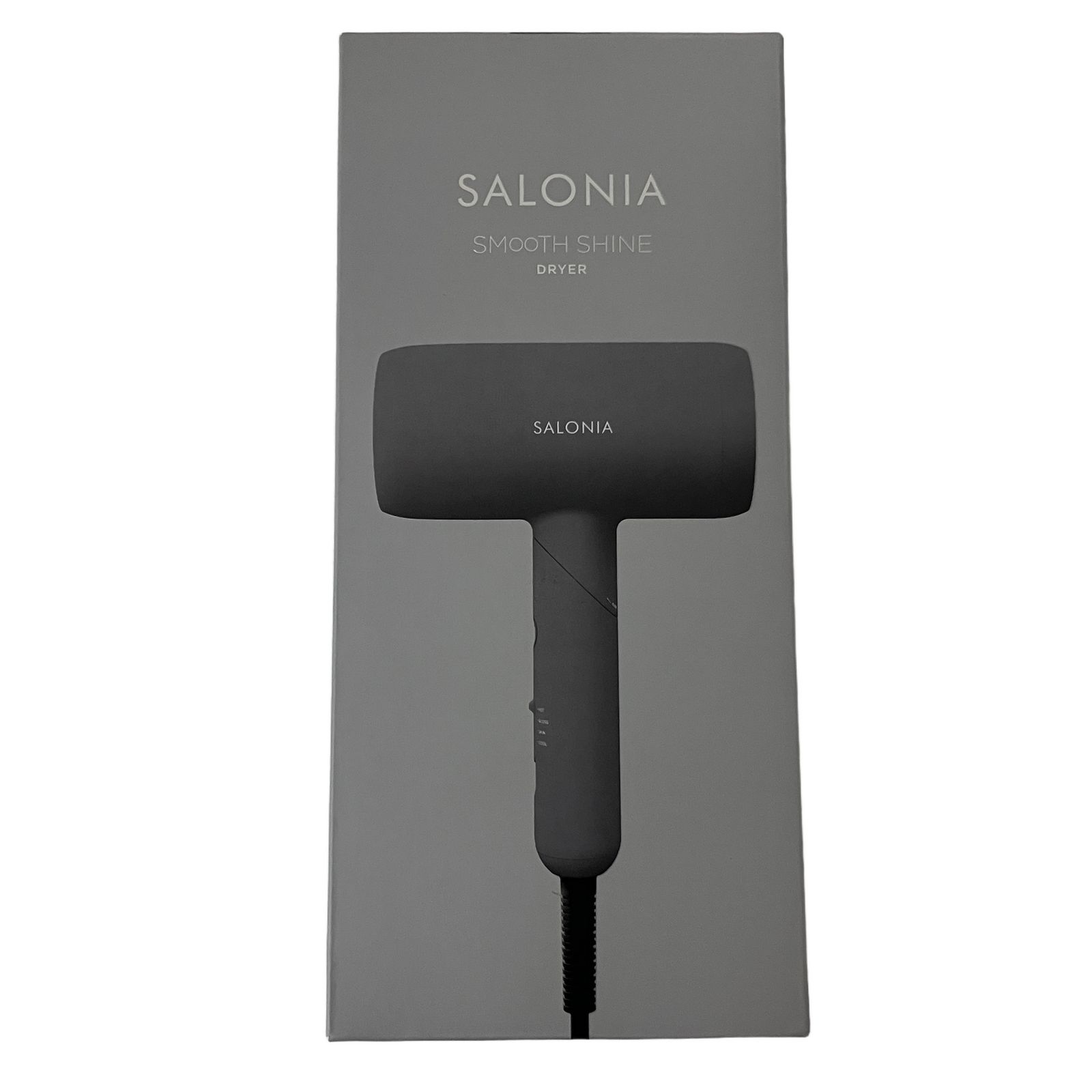 SALONIA SMOOTH SHINE DRYER GRAY SAL23209GR サロニア スムースシャインドライヤー グレー 未使用 O11314026