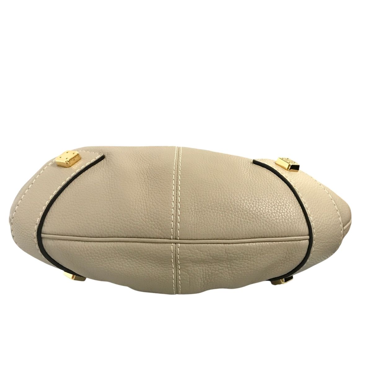 LOEWE ロエベ ワンショルダー ニューロード バッグ レザー ベージュ 肩掛け レディース 中古 良好 T11304210