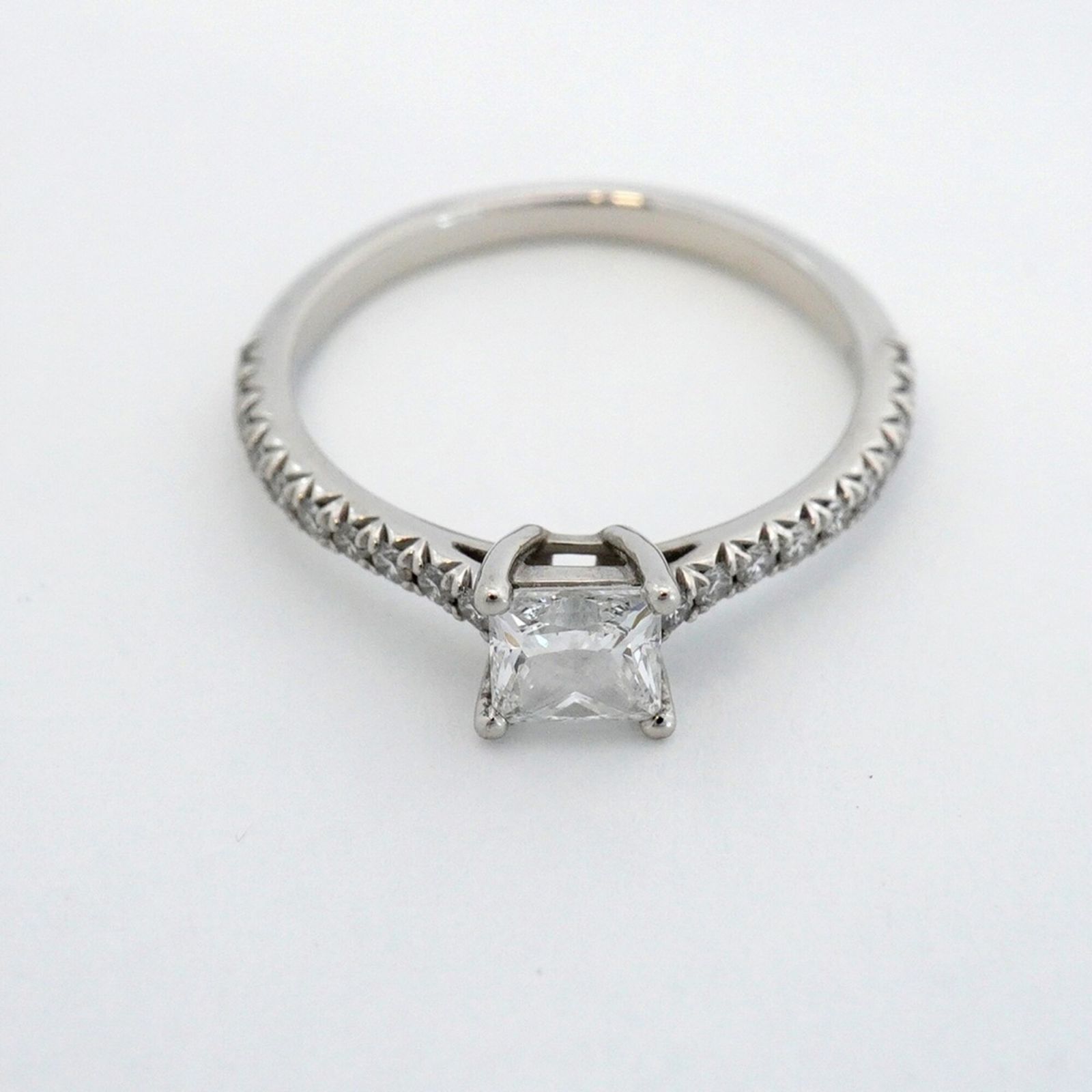 ティファニー(Tiffany) ティファニー リング ノヴォ スクエアカット Pt950 プラチナ ダイヤモンド 0.50ct 9号レディース P2984554