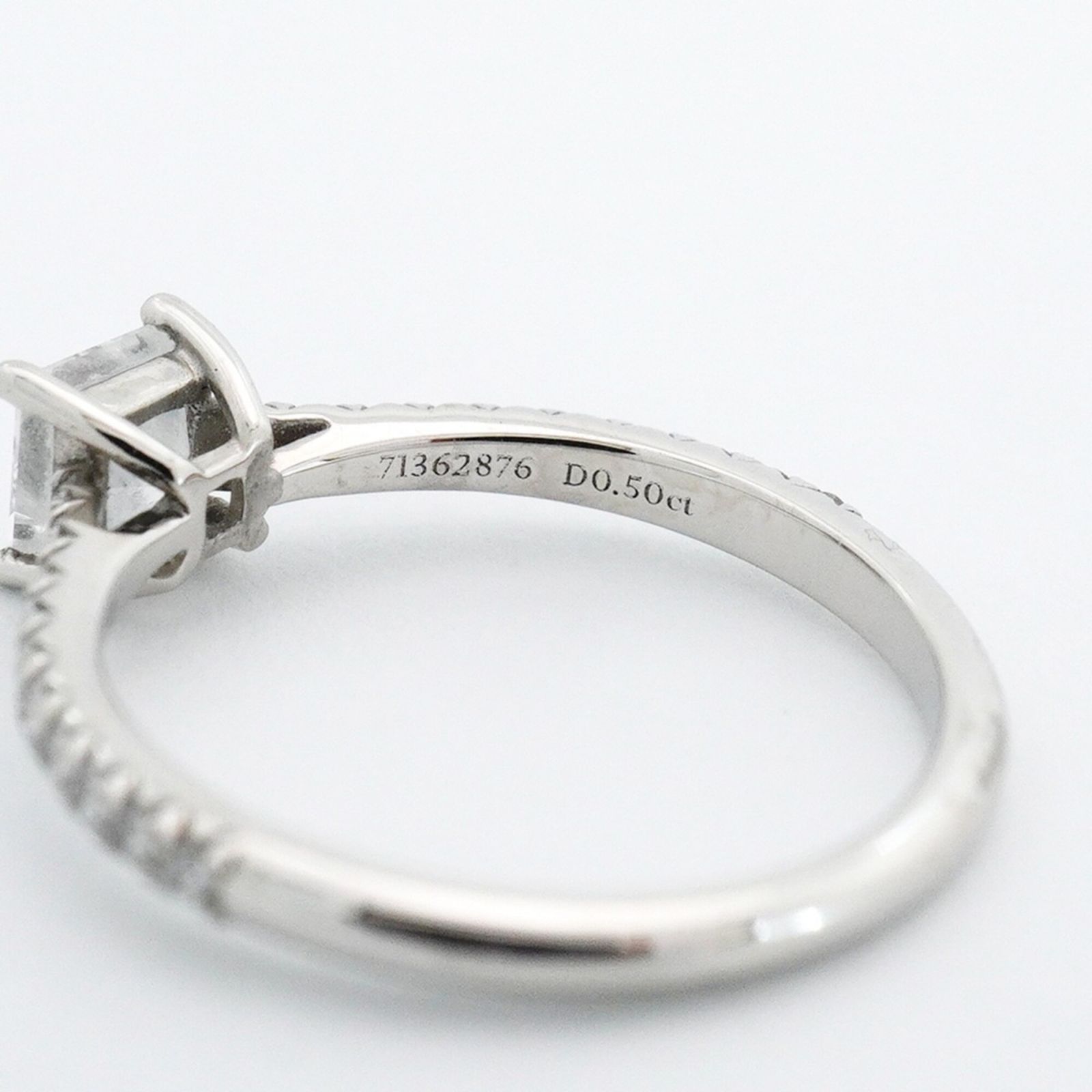 ティファニー(Tiffany) ティファニー リング ノヴォ スクエアカット Pt950 プラチナ ダイヤモンド 0.50ct 9号レディース P2984554