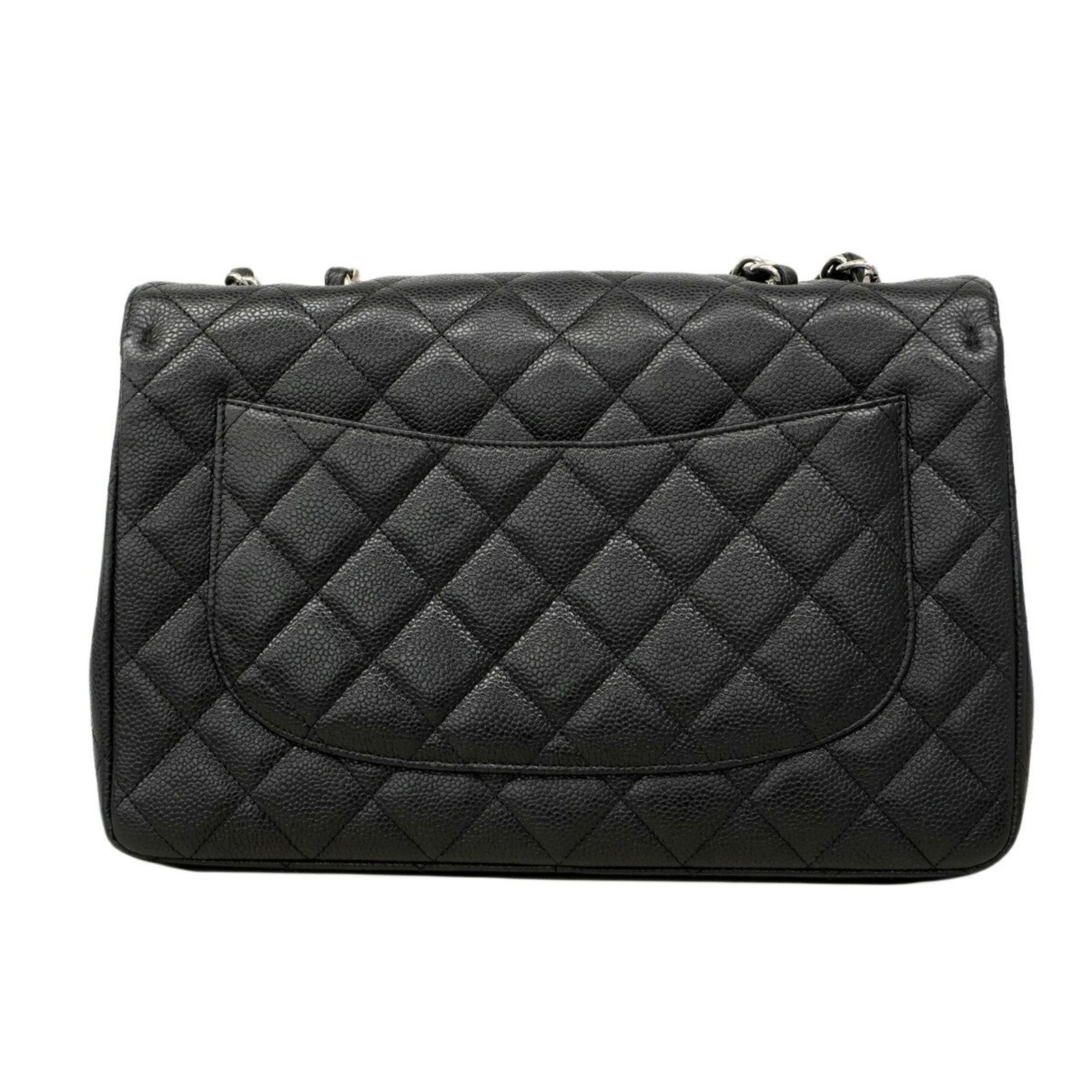 シャネル(Chanel) シャネル ショルダーバッグ デカマトラッセ Wチェーン キャビアスキン ブラック レディース OP006651 シャネル(Chanel) シャネル ショルダーバッグ デカマトラッセ Wチェーン キャビアスキン ブラック レディース OP006651
