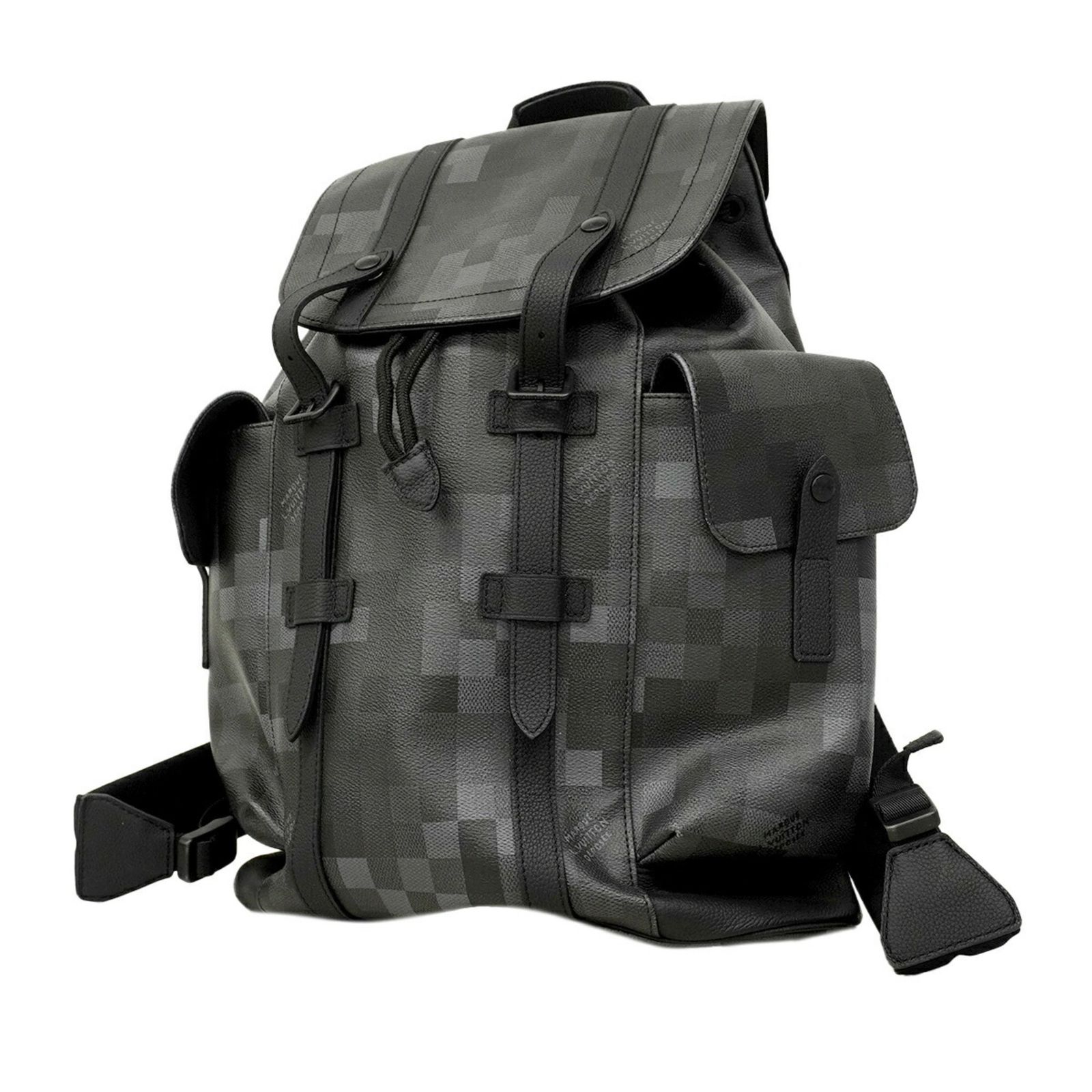 ルイ・ヴィトン(Louis Vuitton) ルイ・ヴィトン リュック・デイパック ダモフラージュ クリストファーMM M14952 ブラックメンズ OP005672