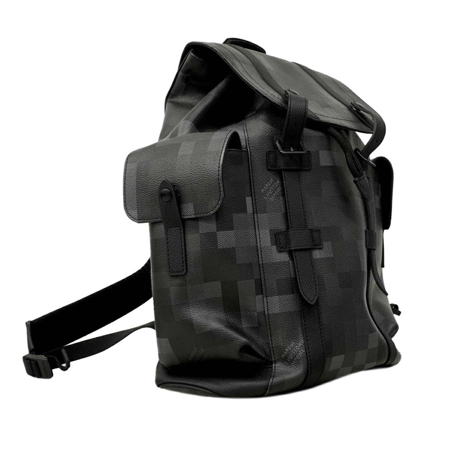 ルイ・ヴィトン(Louis Vuitton) ルイ・ヴィトン リュック・デイパック ダモフラージュ クリストファーMM M14952 ブラックメンズ OP005672