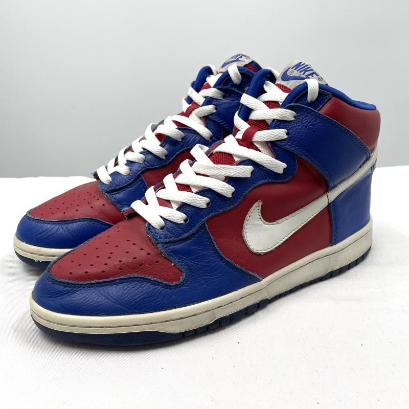 【中古】NIKE Dunk High LA CLIPRERS 27cm 305287-411 スニーカー ブルー レッド ホワイト ナイキ ダンク[17]