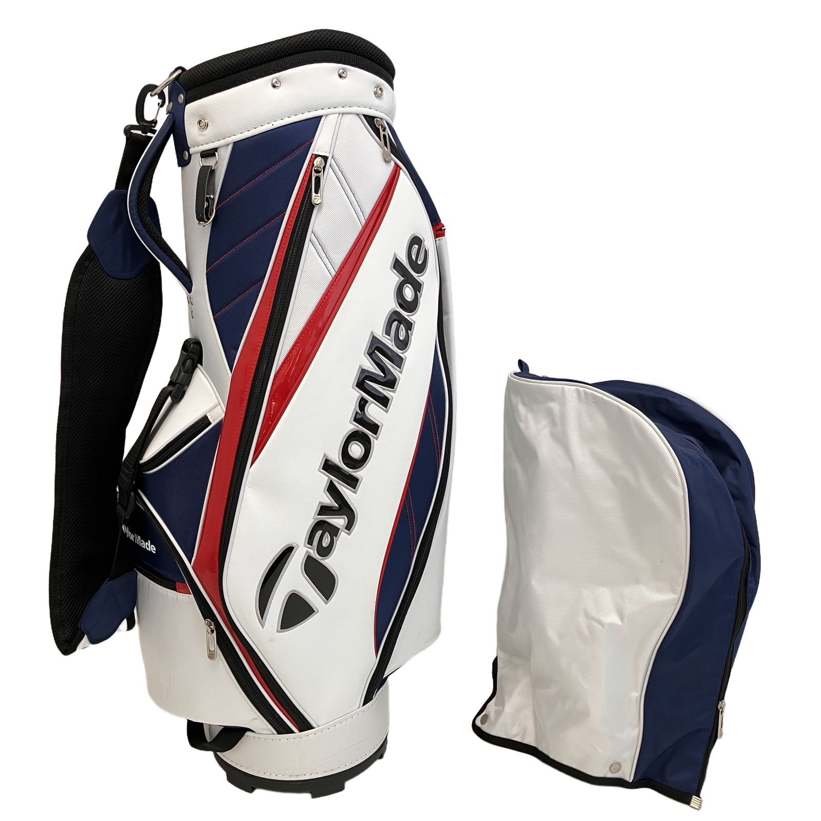 TaylorMade テーラーメイド TD271 ゴルフバッグ 5分割 キャディバッグ ゴルフ用品 中古 Z11302994