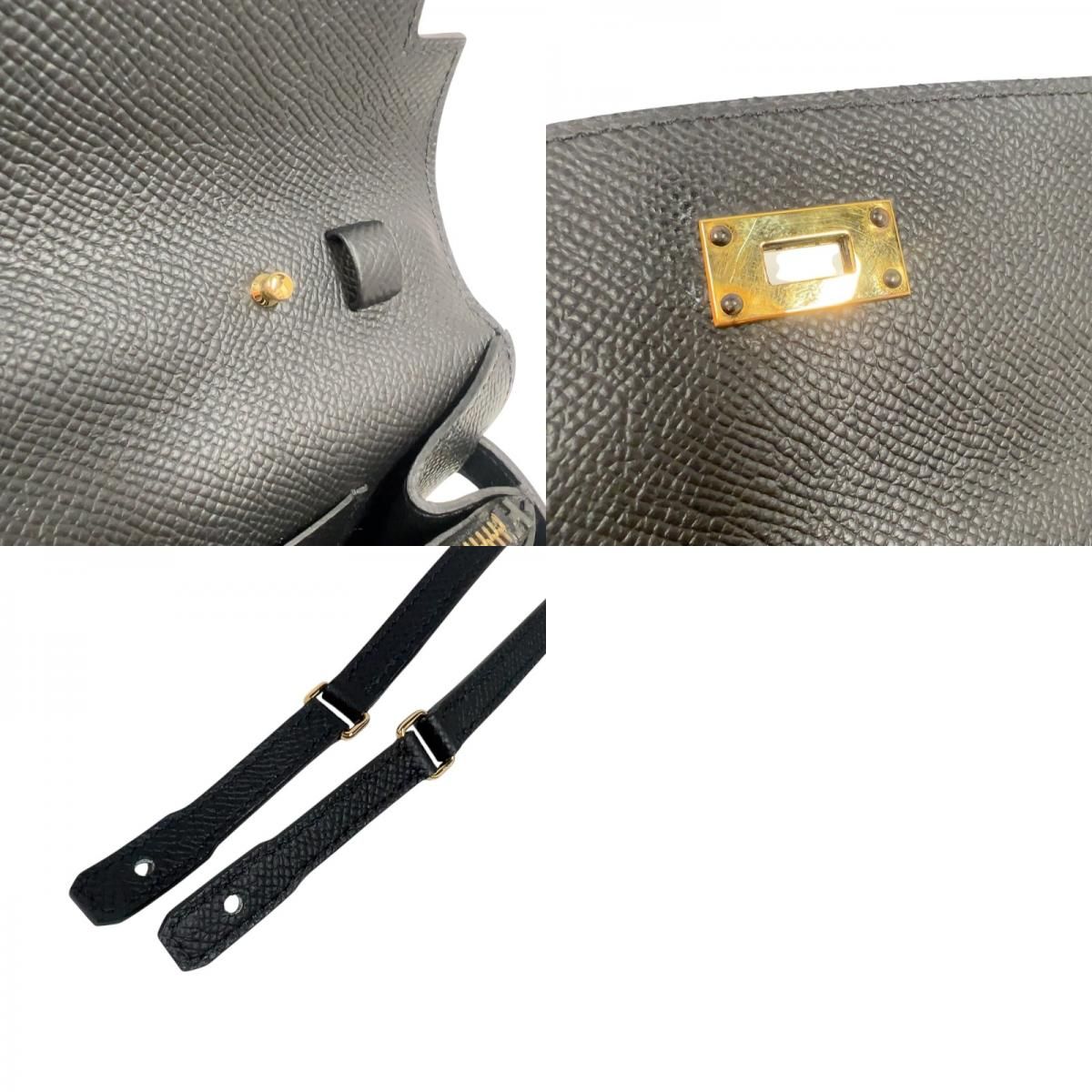 エルメス HERMES ケリートゥーゴー B刻印　(2023年製) ブラック　ゴールド金具 エプソン レディース 長財布