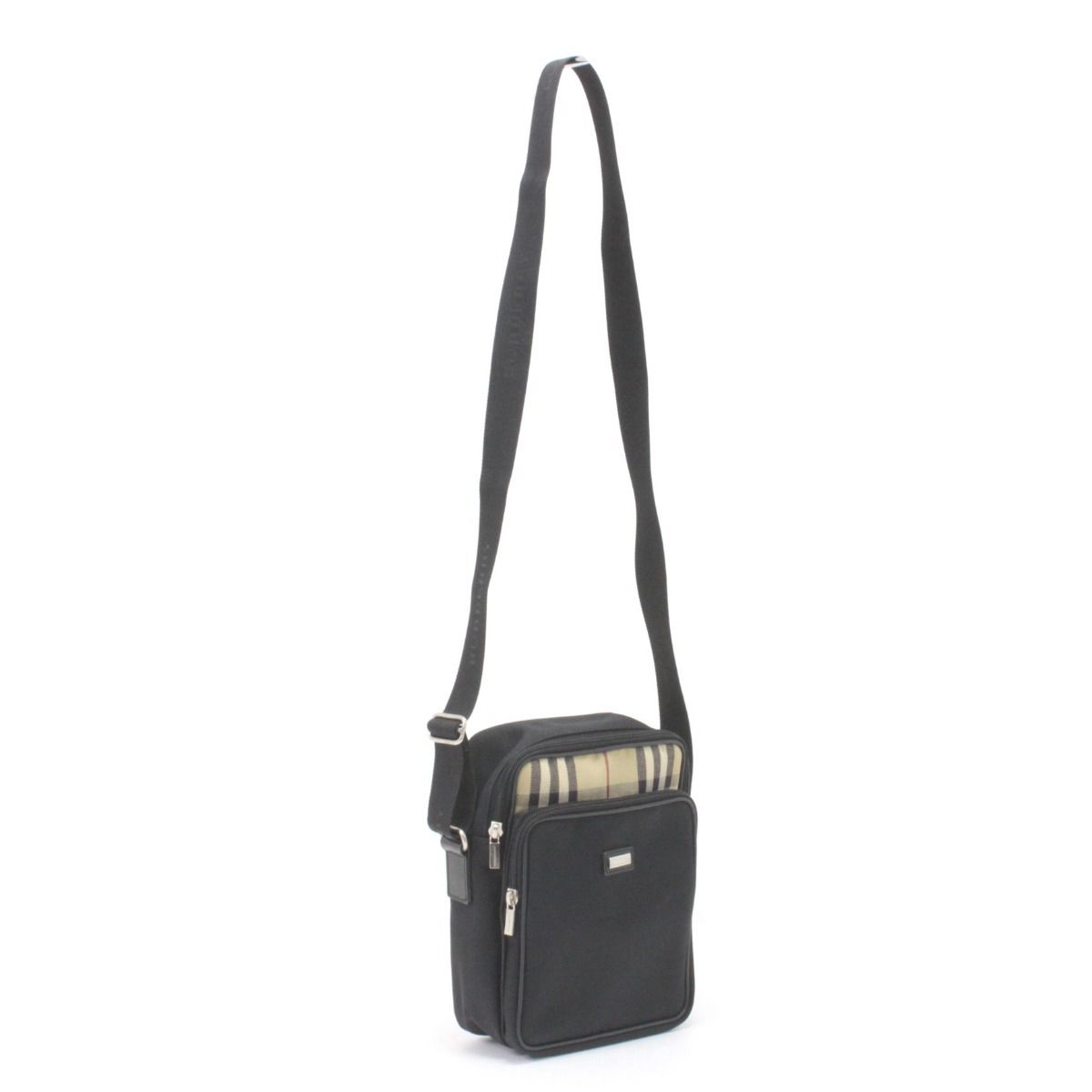 BURBERRY BLACK LABEL バーバリーブラックレーベル ショルダーバッグ T-02-2 ブラック