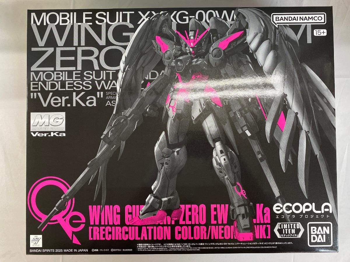 【未開封】1/100 MG XXXG-00W0 ウイングガンダムゼロ EW Ver.Ka [リサーキュレーションカラー/ネオンピンク]