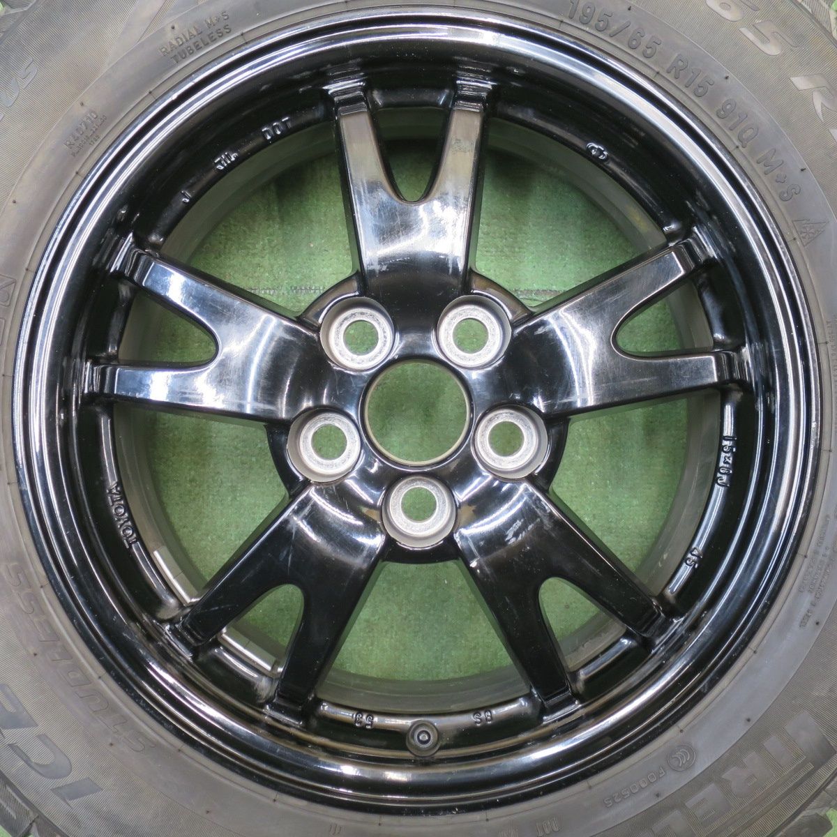 バリ溝！8.5分☆トヨタ 30系 プリウス 純正 195/65R15 スタッドレス 