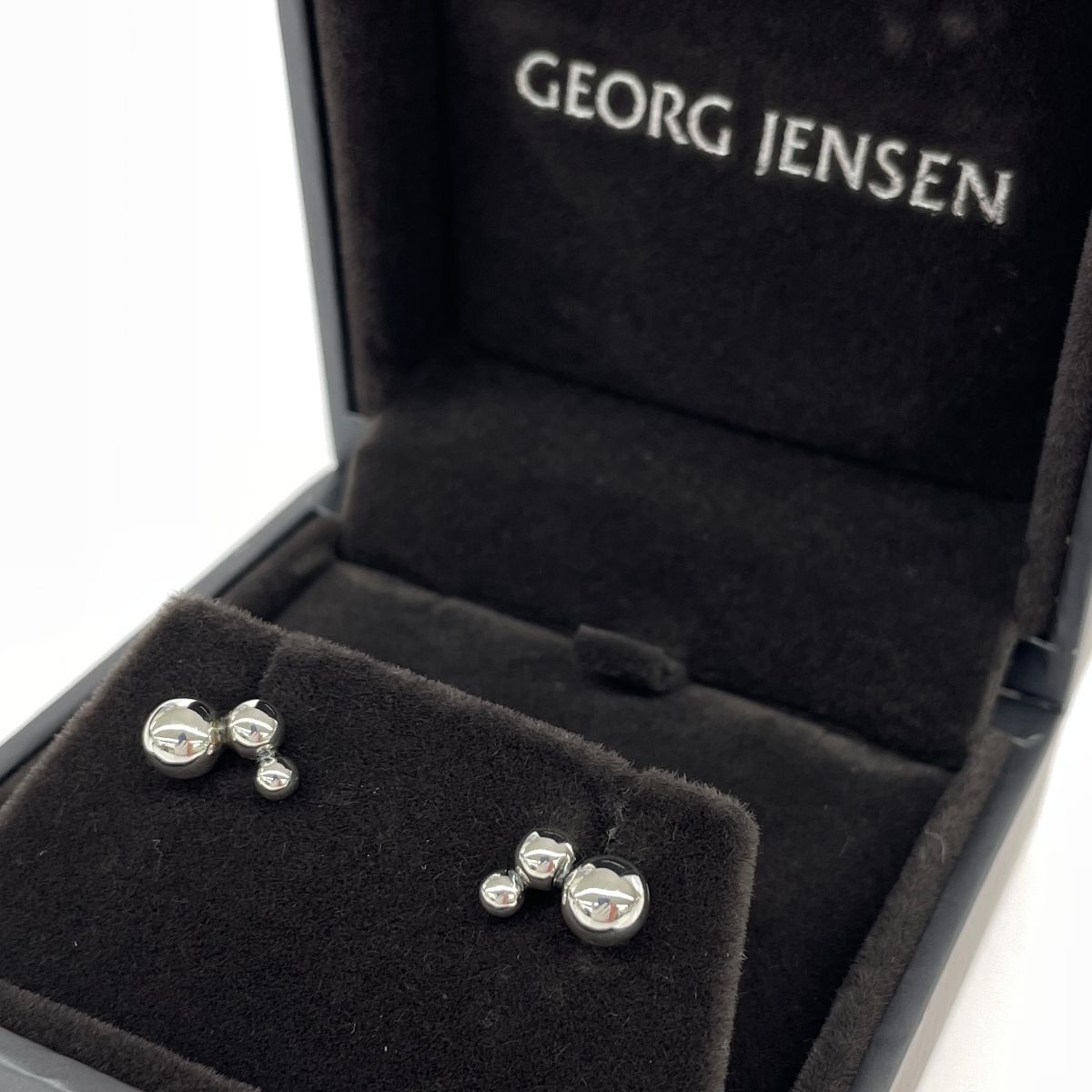 Georg Jensen ジョージジェンセン SVピアス/ムーンライト グレープ 925