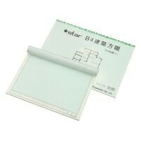 スター建築方眼紙 KB423 B4 50枚*10 【桜井】