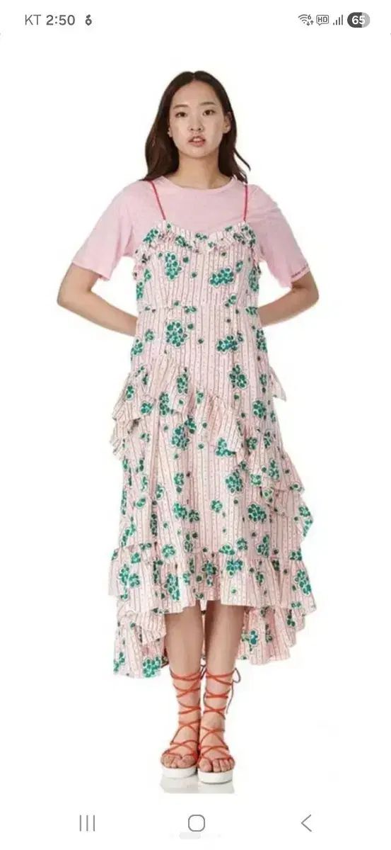 LUCKY CHOUETTE ラッキーシュエトゥ レディース ラッフル ロング ONE PIECE (36)