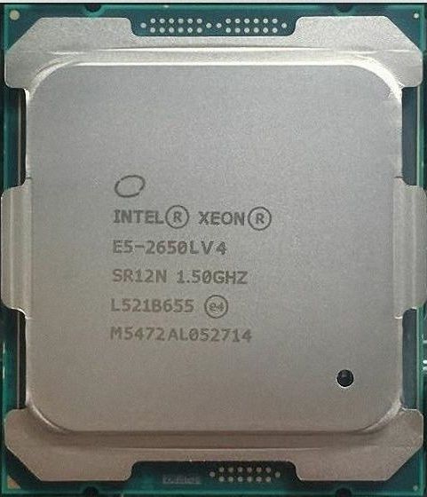 2個セット Intel Xeon E5-2650L v4 SR2N8 14C 1.7GHz LGA2011-3 35MB 65W DDR4-2400 14NM