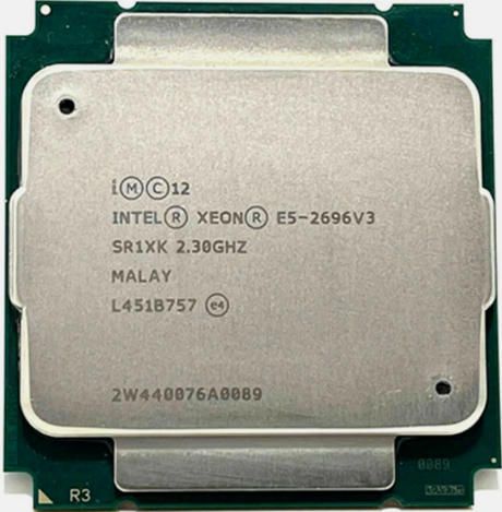 2個セット Intel Xeon E5-2696 v3 SR1XK 18C 2.3GHz 45MB 145W LGA2011-3 DDR3-1866