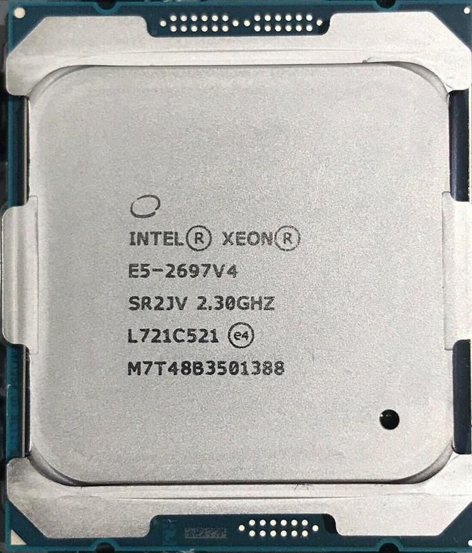 2個セット Intel Xeon E5-2697 v4 SR2JV 18C 2.3GHz LGA2011-3 45MB 145W DDR4-2400