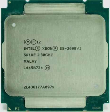 2個セット Intel Xeon E5-2698 v3 SR1XE 16C 2.3GHz 40MB 135W LGA2011-3 DDR4-2133