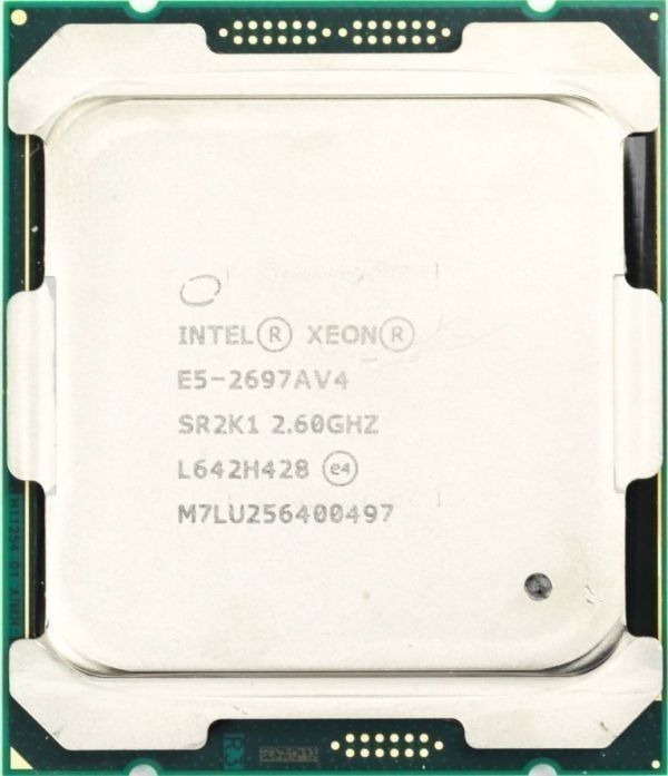 2個セット Intel Xeon E5-2697A v4 SR2K1 16C 2.6GHz LGA2011-3 40MB 145W DDR4-2400
