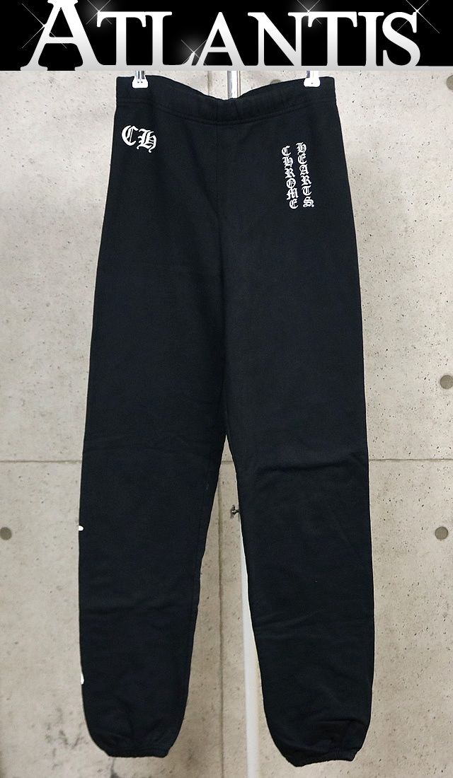 CHROME HEARTS 新宿店 クロムハーツ RS3クロス スウェットパンツ メンズ size:S 黒 31321