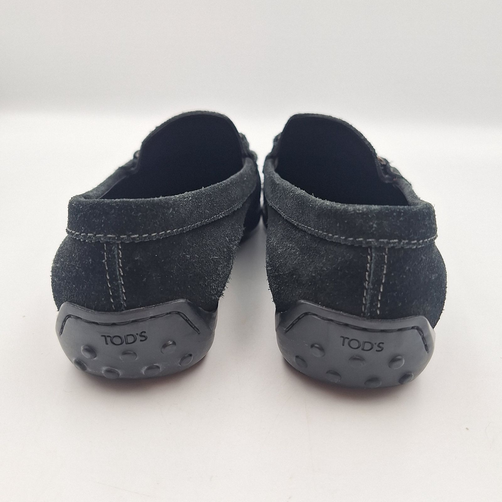 TOD'S トッズ ローファー スエード レザー ブラック 35 美品 シューズ
