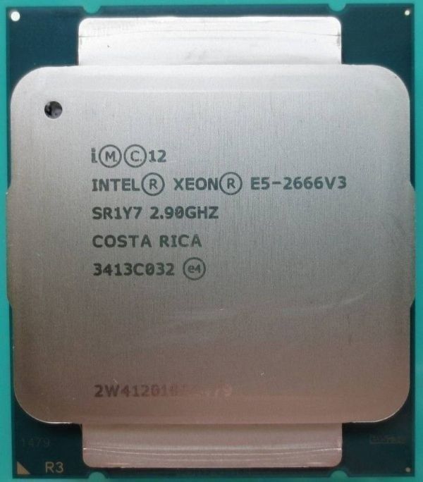 2個セット Intel Xeon E5-2666 v3 SR1Y7 10C 2.9GHz 25MB 135W LGA2011-3 DDR4-2133