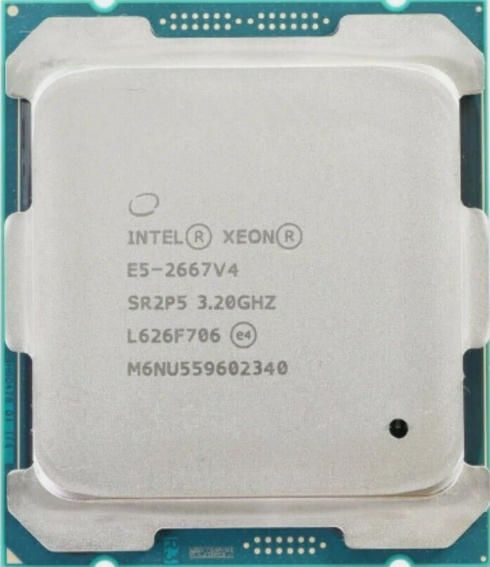 2個セット Intel Xeon E5-2667 v4 SR2P5 8C 3.2GHz LGA2011-3 25MB 135W DDR4-2400