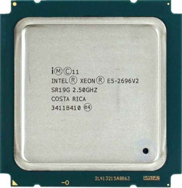 2個セット Intel Xeon E5-2696 v2 SR19G 12C 2.5GHz LGA2011 30MB 120W DDR3-1866