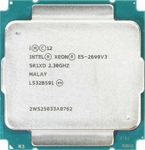 2個セット Intel Xeon E5-2699 v3 SR1XD 18C 2.3GHz 45MB 145W LGA2011-3 DDR4-2133