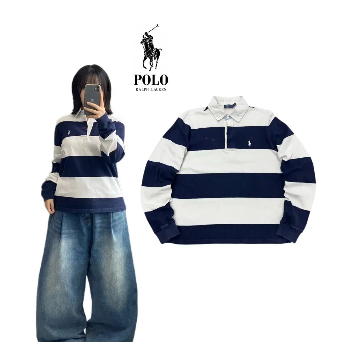 ポロ 新モデル ポニー ラグビー PK Kara 長袖 Tシャツ