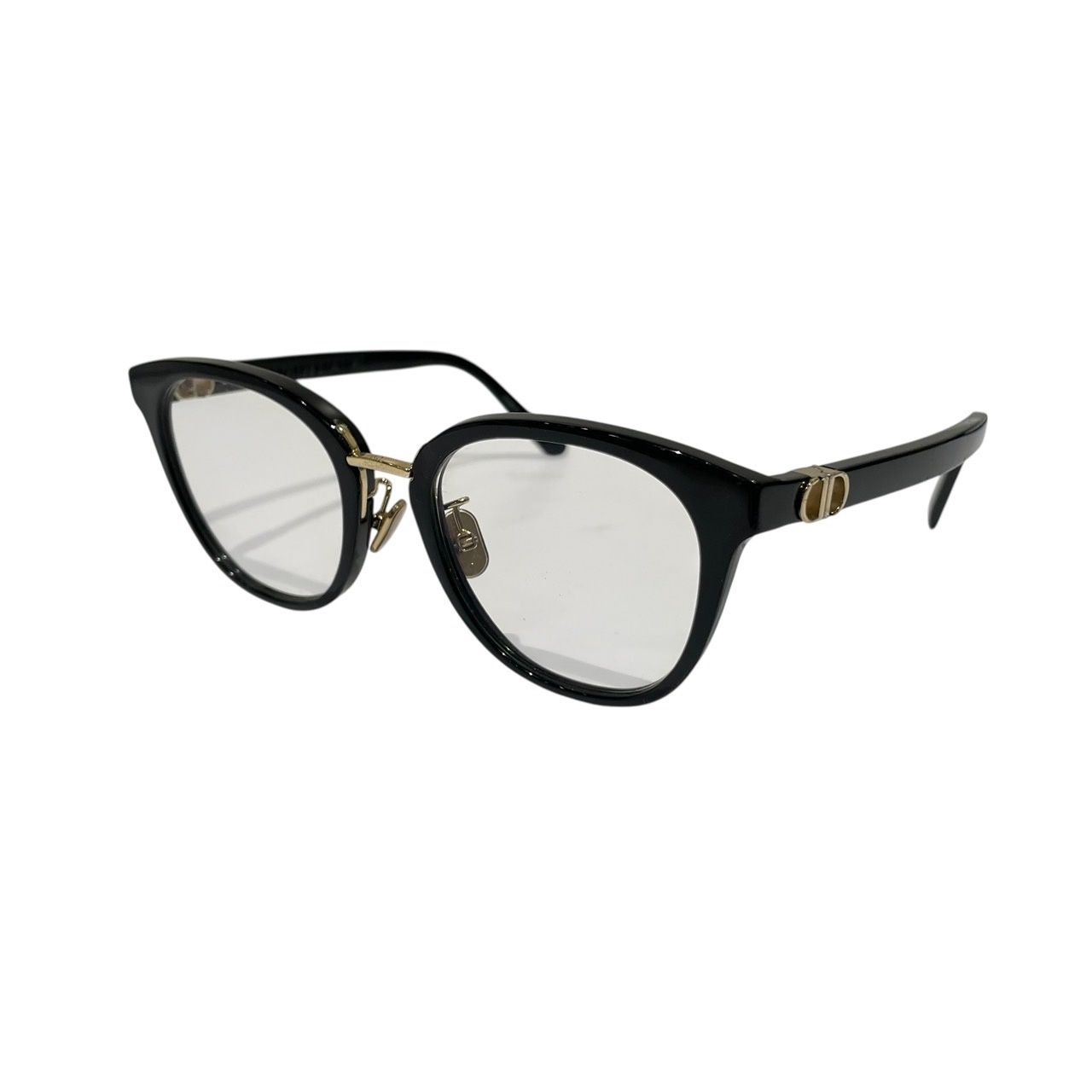 DIOR (ディオール) ウェリントンタイプフレーム 30 montaigne B4F 2000 ブラック 51-19-140