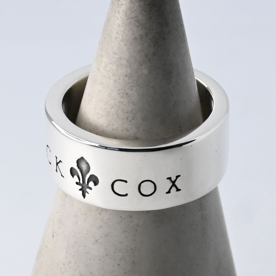 パトリックコックス　リング　メンズ　シルバーアクセサリー 研磨済】patrick cox シルバー925 リング 8.5号 パトリックコックス