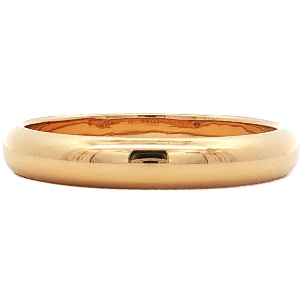 Cartier カルティエ ウェディングバンドリング 指輪 K18YG/750-4.9g 19