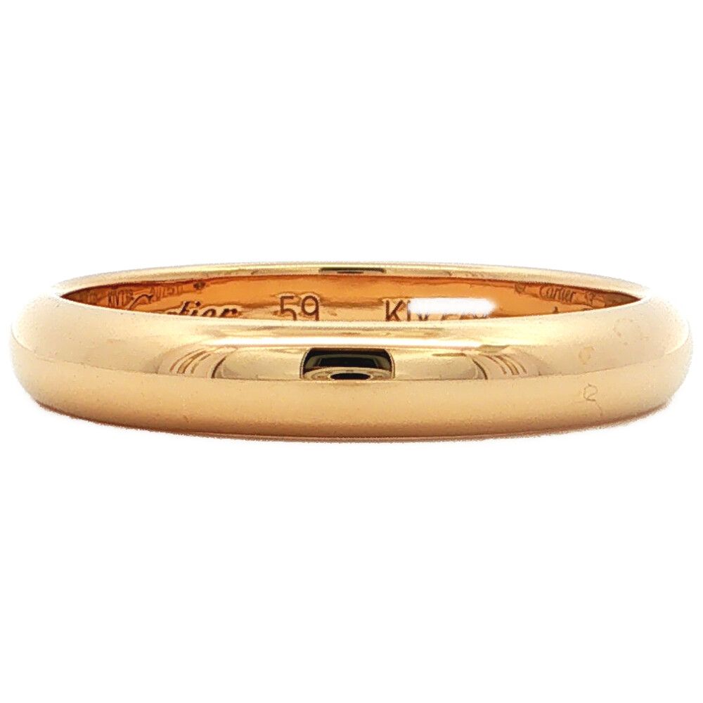 Cartier カルティエ ウェディングバンドリング 指輪 K18YG/750-4.9g 19