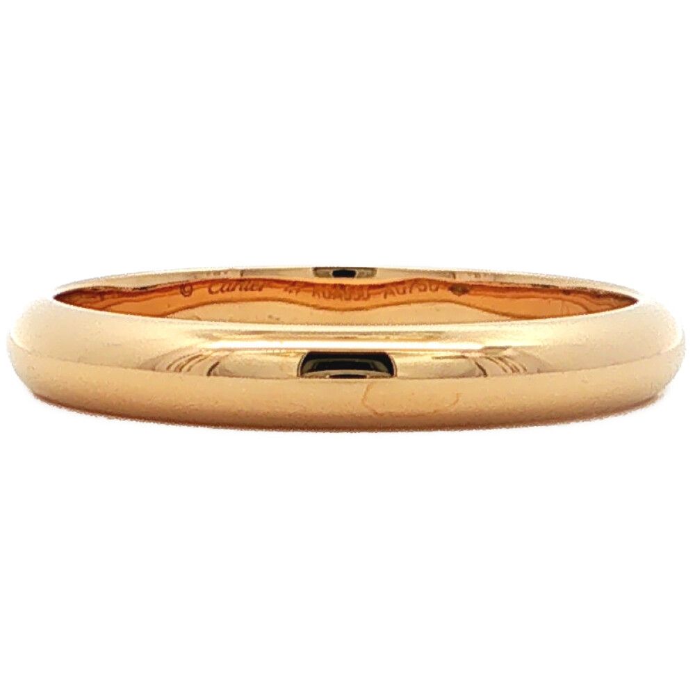Cartier カルティエ ウェディングバンドリング 指輪 K18YG/750-1.9g 7 