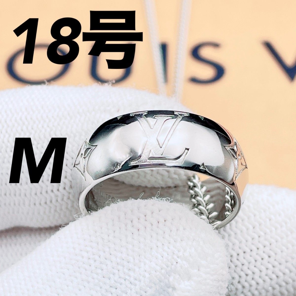 ◇ルイヴィトン◇新品仕上済 M62485 リングネックレス シルバー 18.51 ◇ルイヴィトン◇新品仕上済 LOUIS VUITTON M62485 リングネックレス