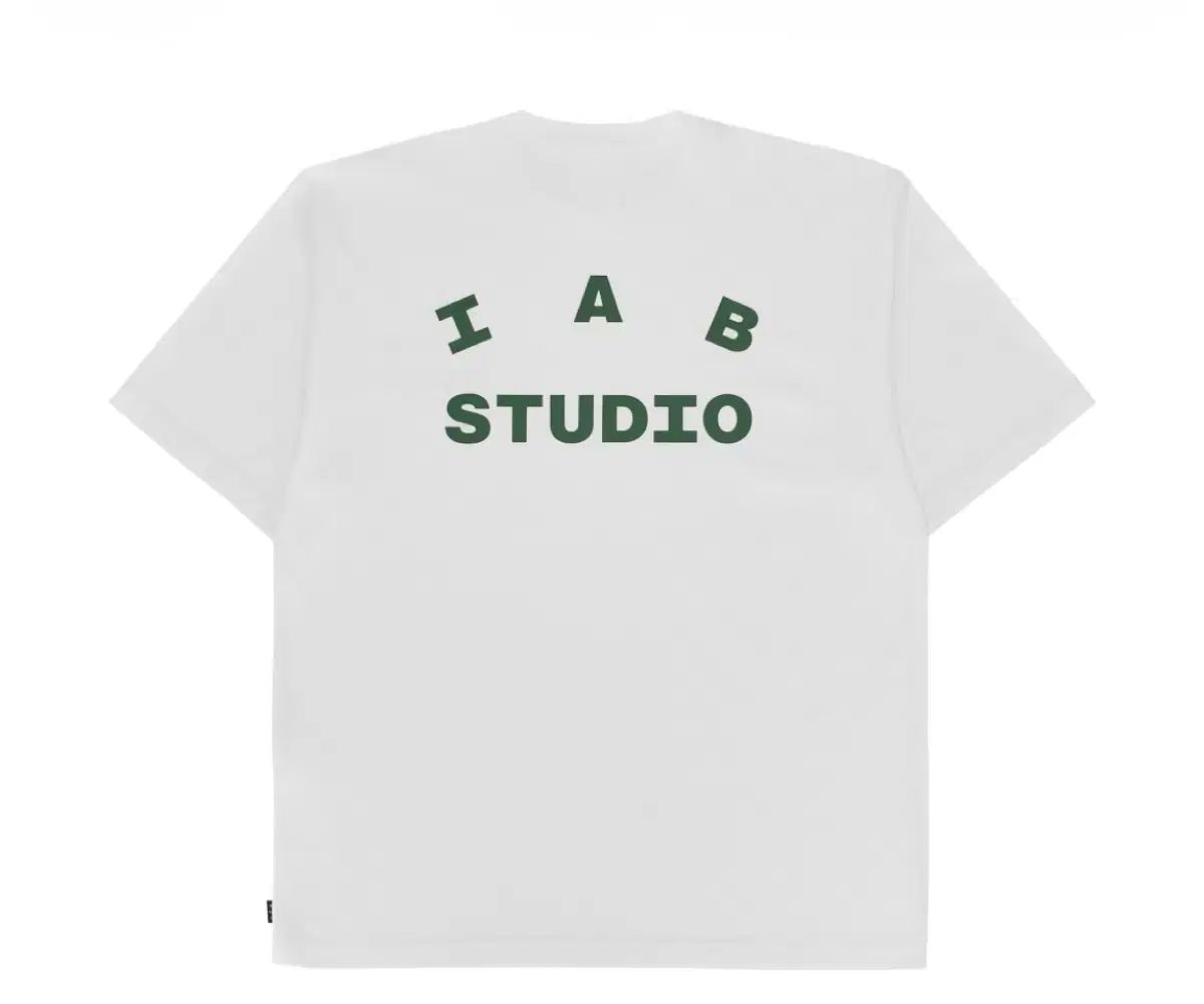 IAB Studio Tシャツ 白 ディープグリーン 2XL