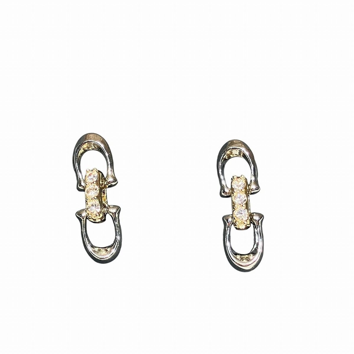 コーチ COACH リンクドシグネチャー ピアス　アクセサリー 総重量約1.8g