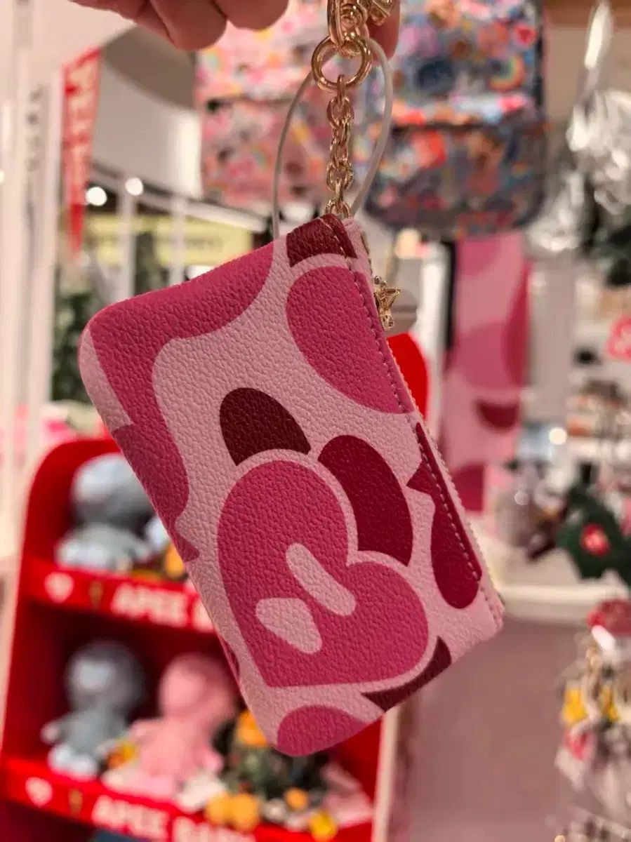 A BATHING APE エイプ カモフラージュ カードウォレット キーホルダー