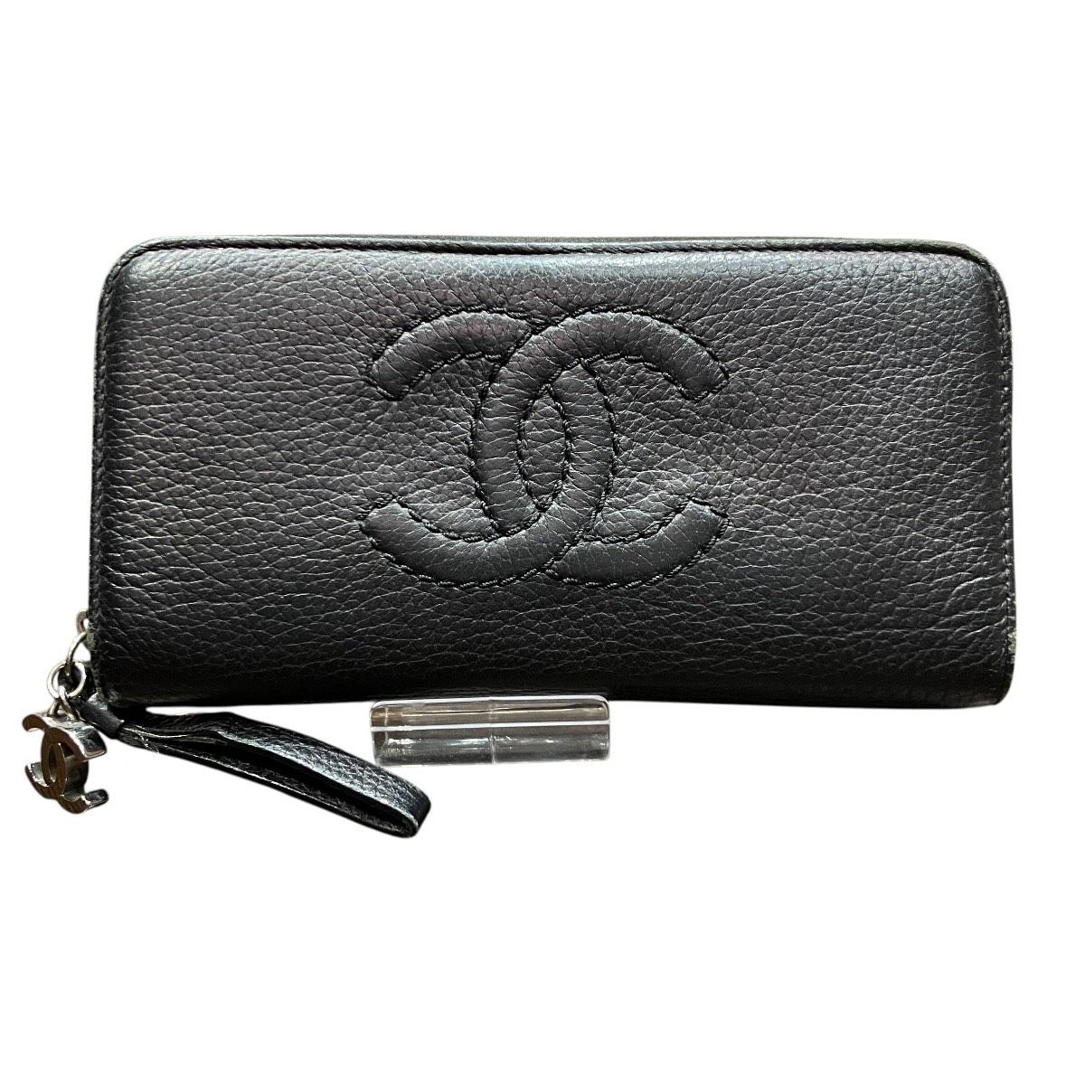 シャネル CHANEL ココマーク 長財布 レザー レディース