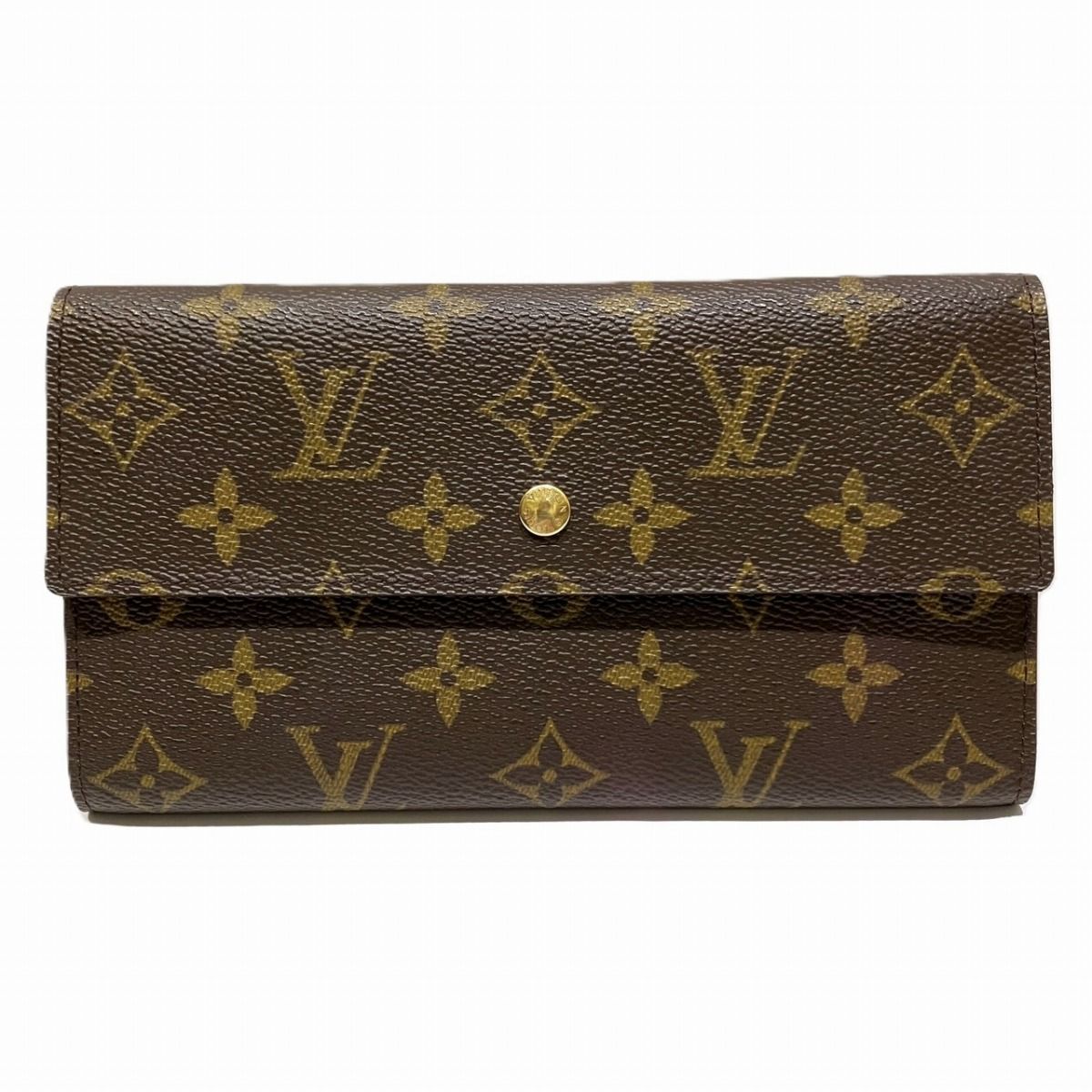 ルイ・ヴィトン LOUIS VUITTON ポルトトレゾール インターナショナル モノグラム 長財布 トアル地 M61215 ユニセックス
