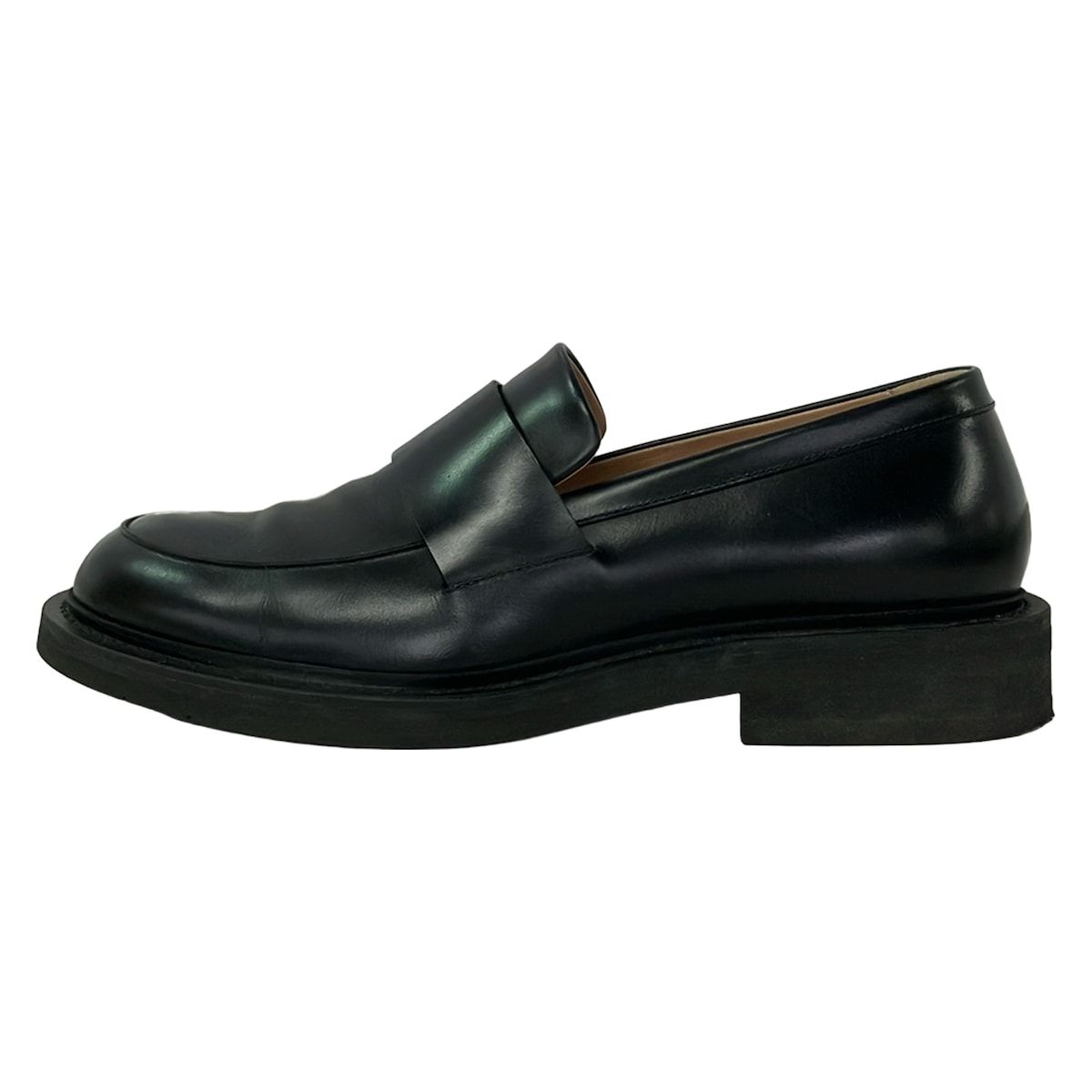 BOTTEGA VENETA(ボッテガヴェネタ) ローファー 41 メンズ - 黒 レザー