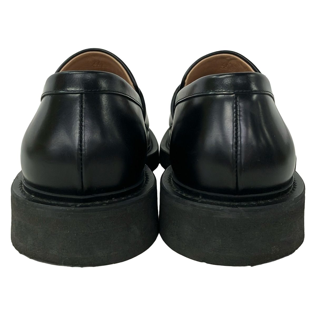 BOTTEGA VENETA(ボッテガヴェネタ) ローファー 41 メンズ - 黒 レザー 