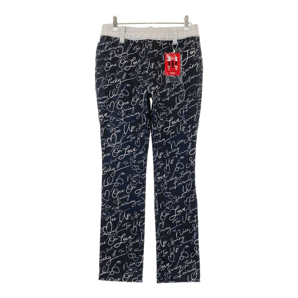 MU SPORTS エムユースポーツ ストレッチパンツ ストライプ柄 ピンク系 40 [240001783838] ゴルフウェア レディース SPORTS エムユースポーツ M.U 40％OFFセール！ 42(L) パンツ（ブランドM・Uスポーツ）（レディースウェア｜ウェア