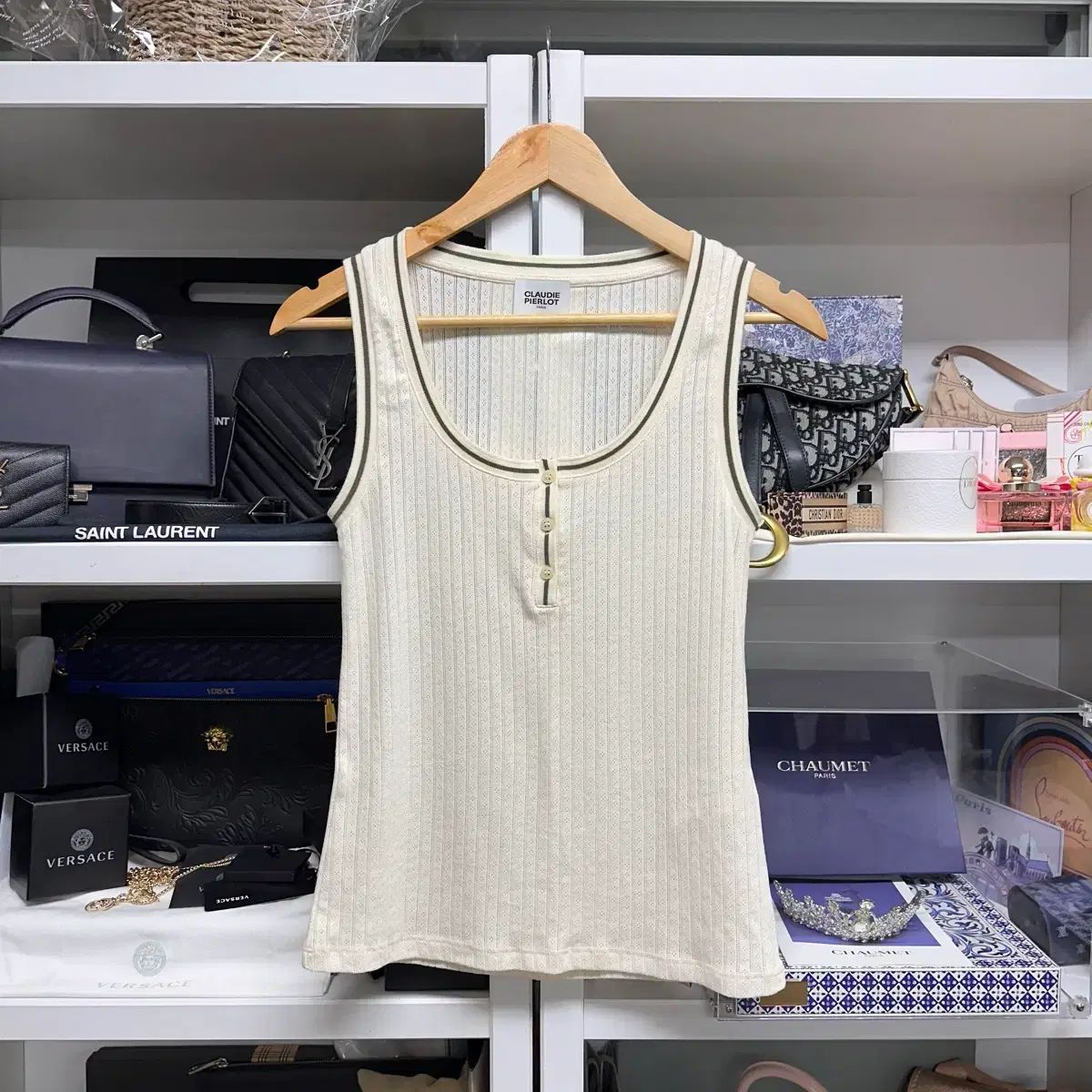CLAUDIE PIERLOT(끌로디 피에로) スリーブレス トップス