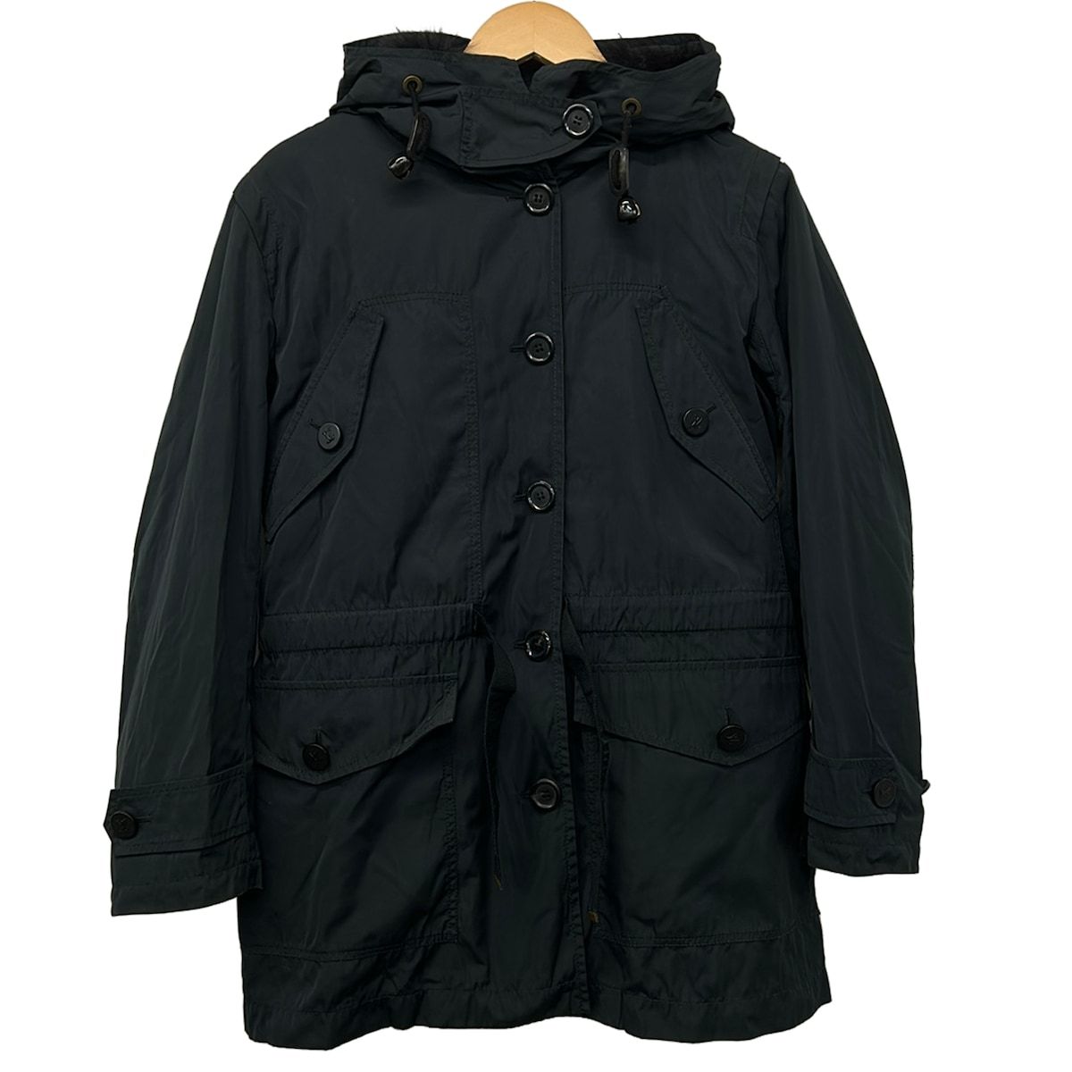 LOUIS VUITTON(ルイヴィトン) コート サイズ34 S レディース美品 - 黒 長袖/秋/冬