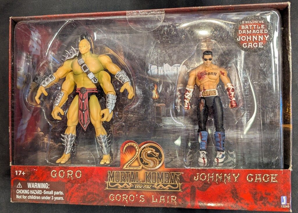 JAZWARES MORTAL KOMBAT GORO JHONNY CAGE