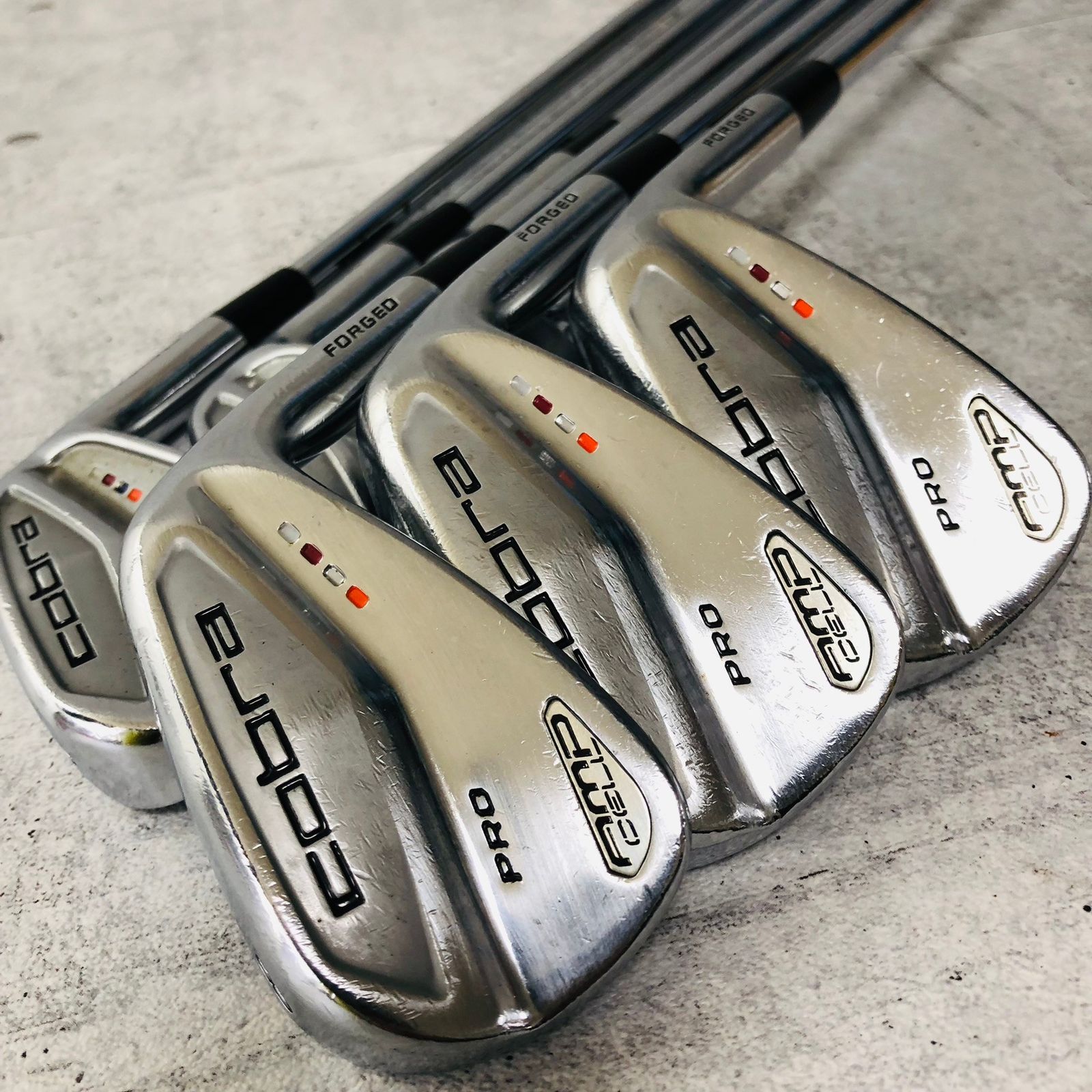 【保証付】Cobra コブラ AMP CELL PRO シェルプロ FORGED フォージド 6本アイアン メンズ ゴルフ クラブ セット 初心者 入門 右利き